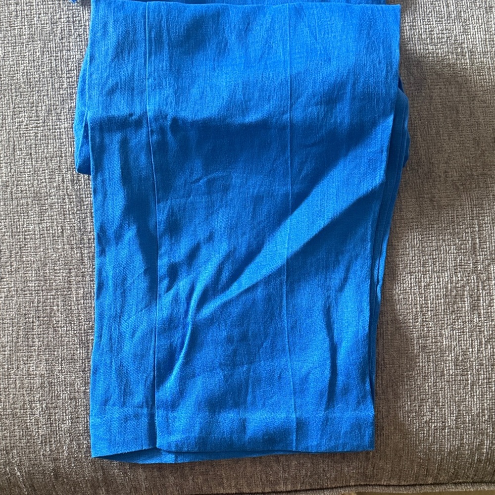 Zara Azure Drawstring Pants - Picture 4 of 5